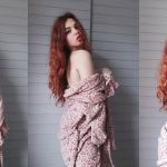 รูปหีสวย สาวผมแดงโชว์หีสวย ๆ ยืนถ่ายแบบถอดเสื้อแก้ผ้าโชว์หุ่นสวยน่ากระแทกหี